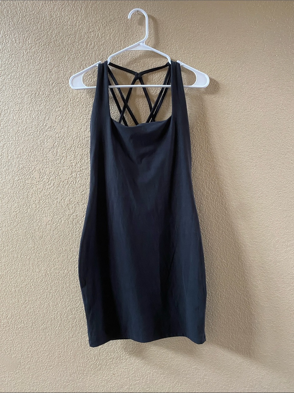 BuffBunny Black Strappy Mini Dress